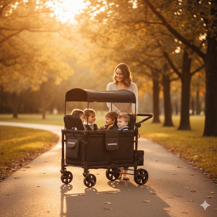 4 Seater Wagon Stroller