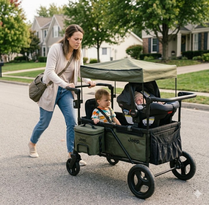 Jeep Wrangler Stroller Wagon