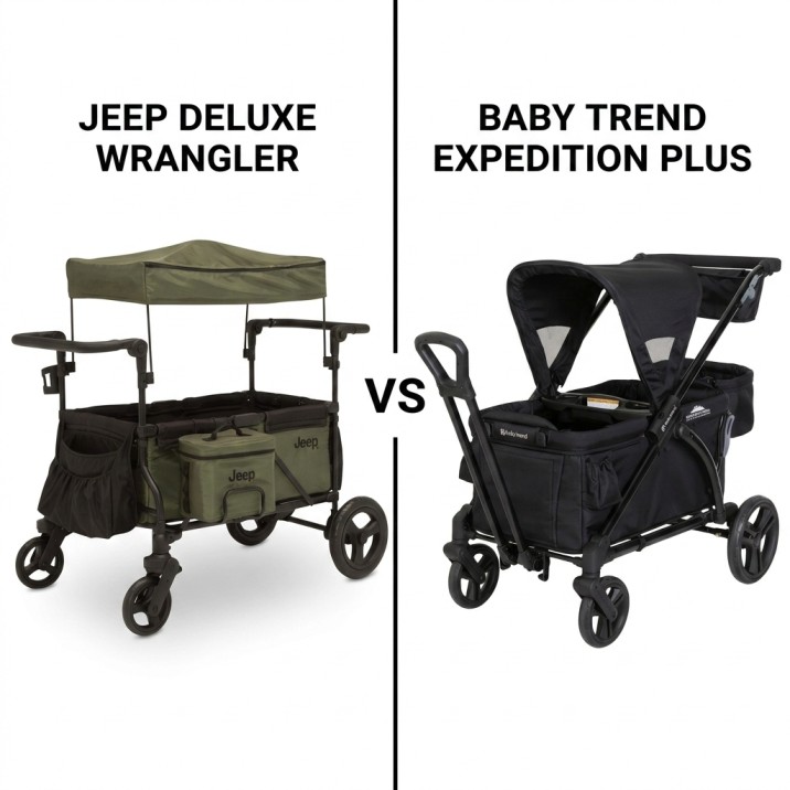 Jeep Deluxe Wrangler vs Baby Trend Expedition PLUS