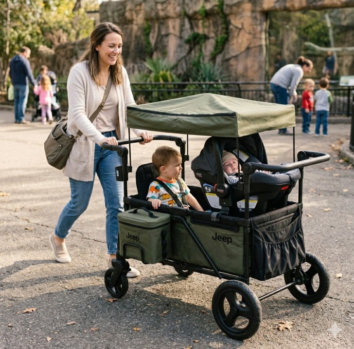 Jeep Wrangler Stroller Wagon