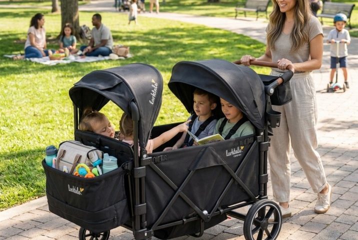 Larktale Caravan Quad Stroller Wagon Review