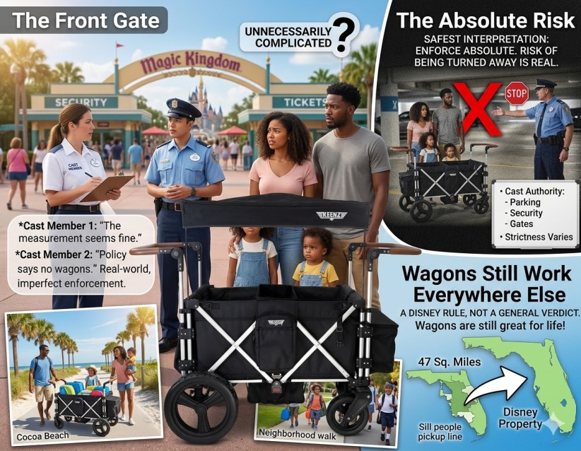 Are Stroller Wagons Allowed at Disney World