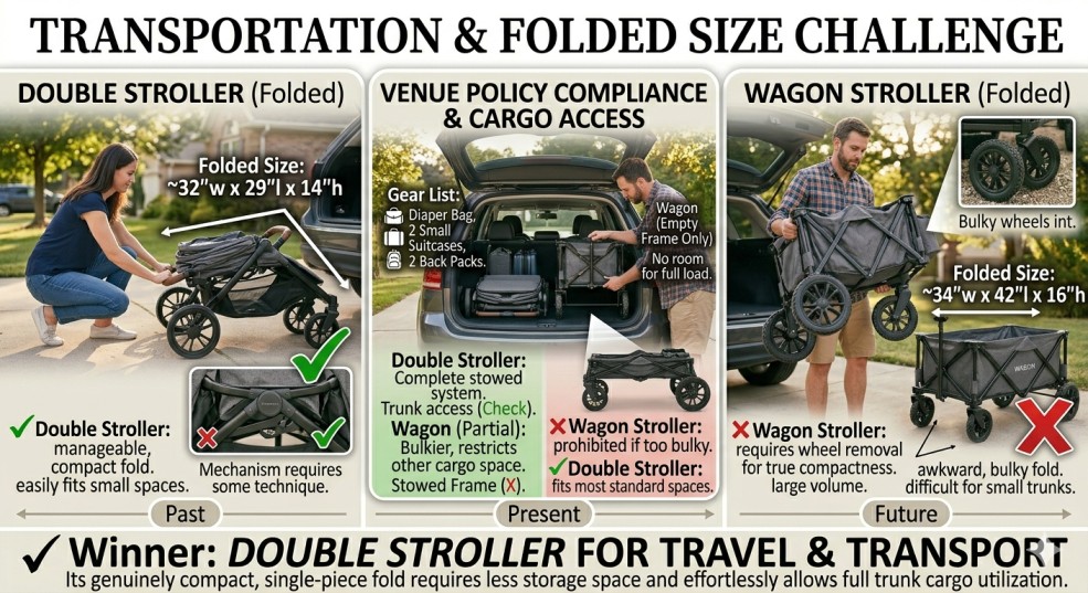 Double Stroller vs Wagon