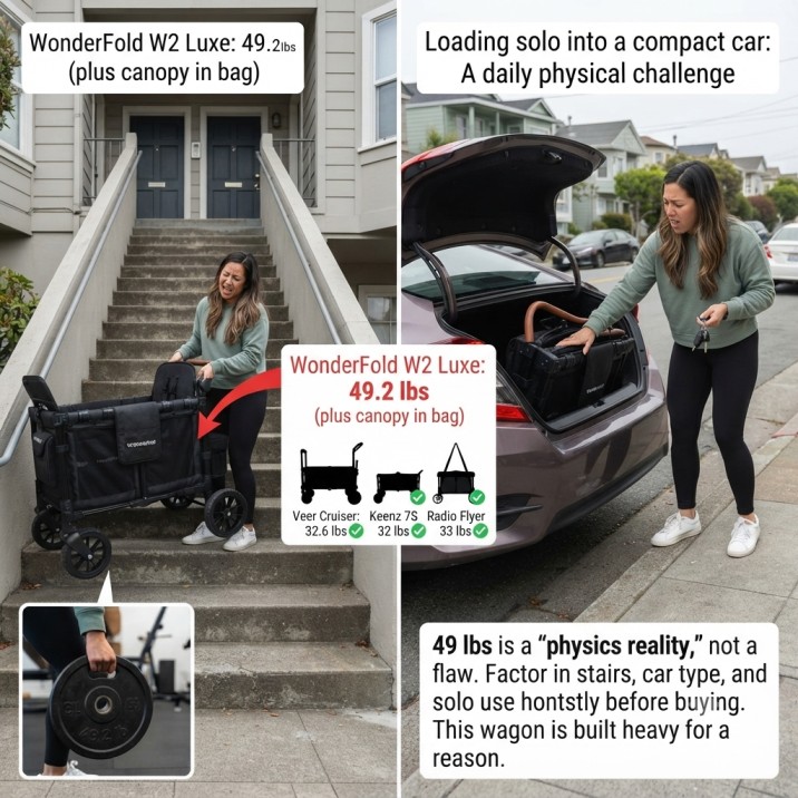 WonderFold W2 Luxe Stroller Wagon Review
