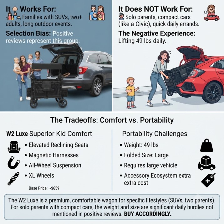 WonderFold W2 Luxe Stroller Wagon Review