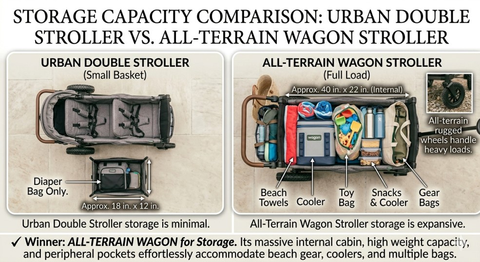Double Stroller vs Wagon