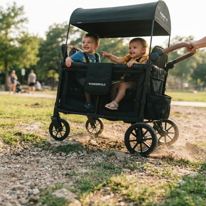 WonderFold W2 Luxe Stroller Wagon Review