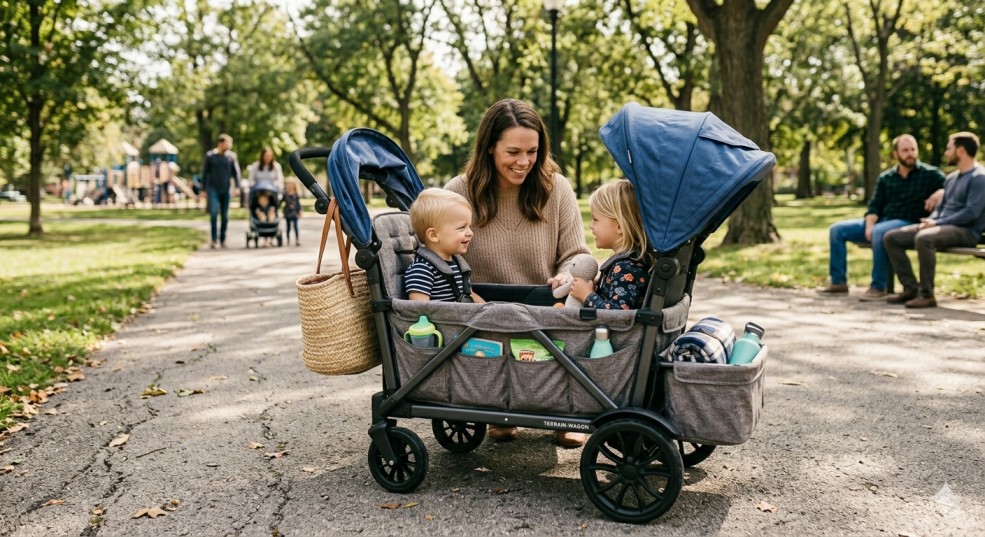Double Stroller vs Wagon