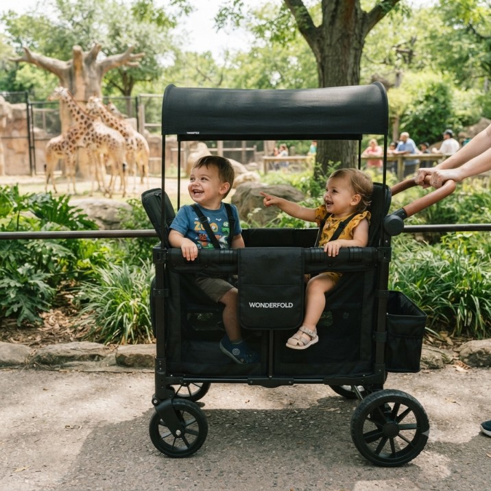 WonderFold W2 Luxe Stroller Wagon Review