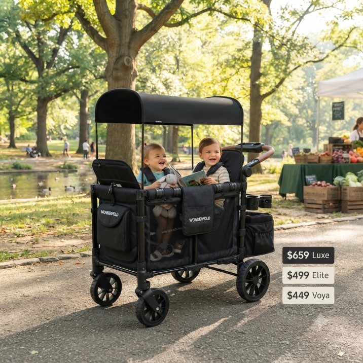 WonderFold W2 Luxe Stroller Wagon Review