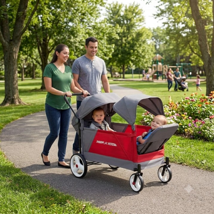 Radio Flyer Discovery Stroll 'N Wagon
