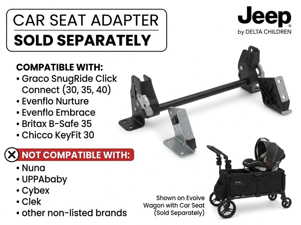 Jeep Evolve Stroller Wagon 
