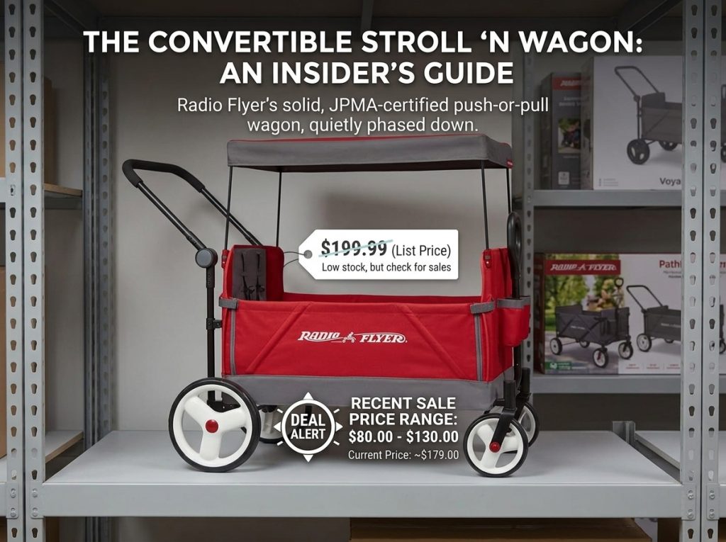 Radio Flyer Convertible Stroller Wagon Review