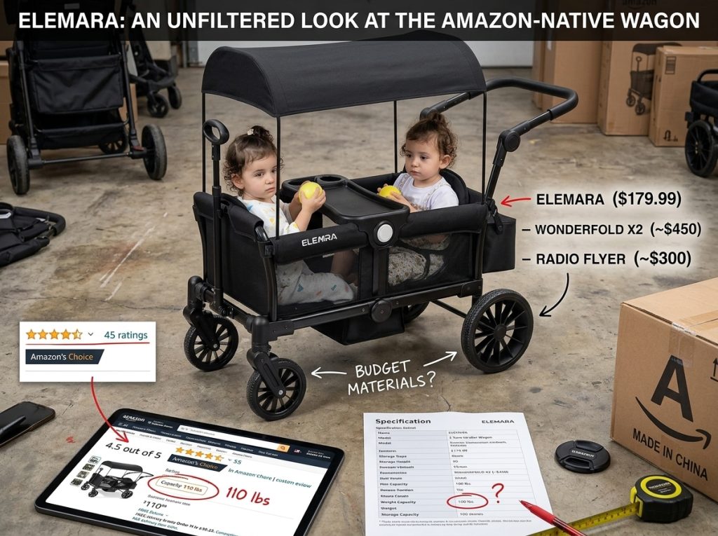 Elemara Wagon Stroller Review