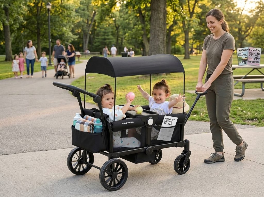 Elemara Wagon Stroller Review