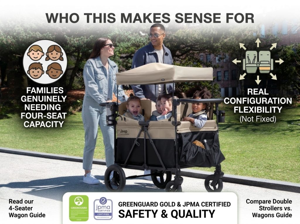 Jeep Gladiator 4-Seater Stroller Wagon