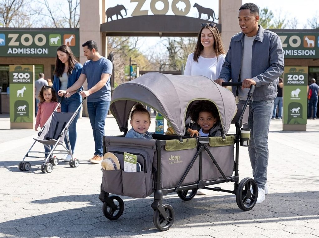 Jeep Sport All-Terrain Stroller Wagon Review 