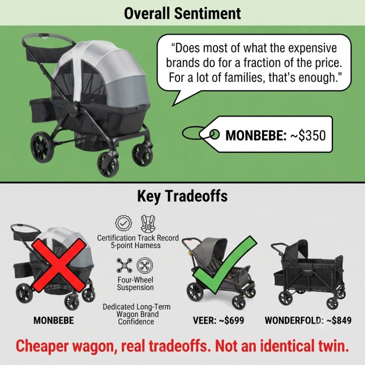 Monbebe Everyday Outings Wagon Stroller Review