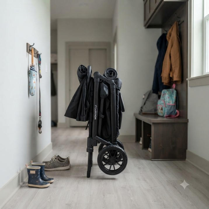 WonderFold L4 Quad Stroller Wagon Review