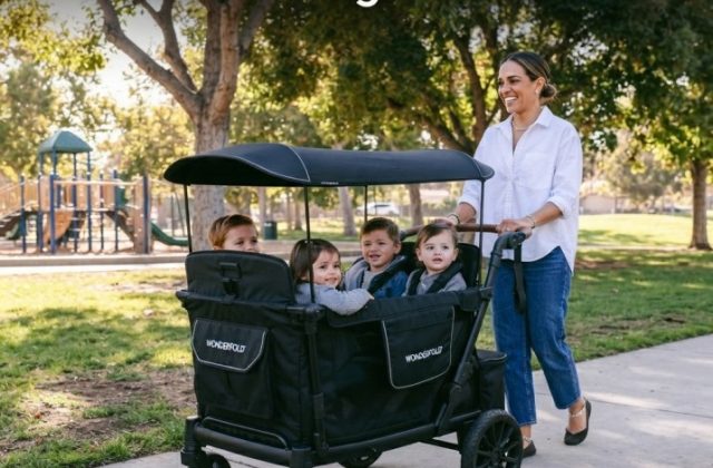 WonderFold L4 Quad Stroller Wagon