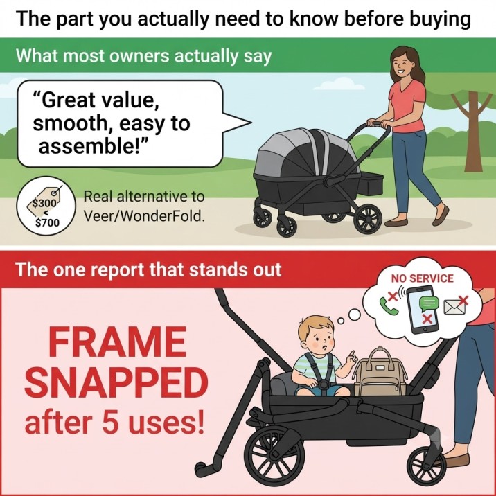 Monbebe Everyday Outings Wagon Stroller Review