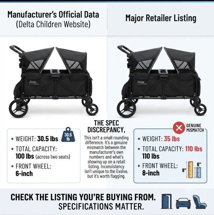 Jeep Evolve Stroller Wagon 