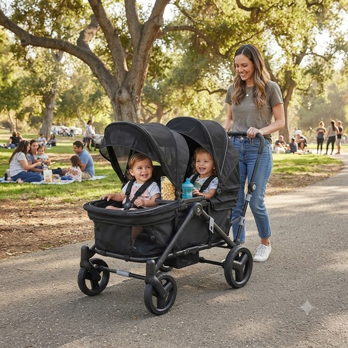 Munchkin Ultra-Lite Stroller Wagon Review