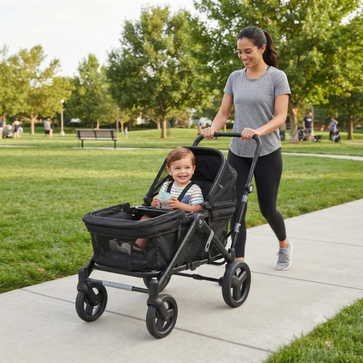 Munchkin Ultra-Lite Stroller Wagon Review