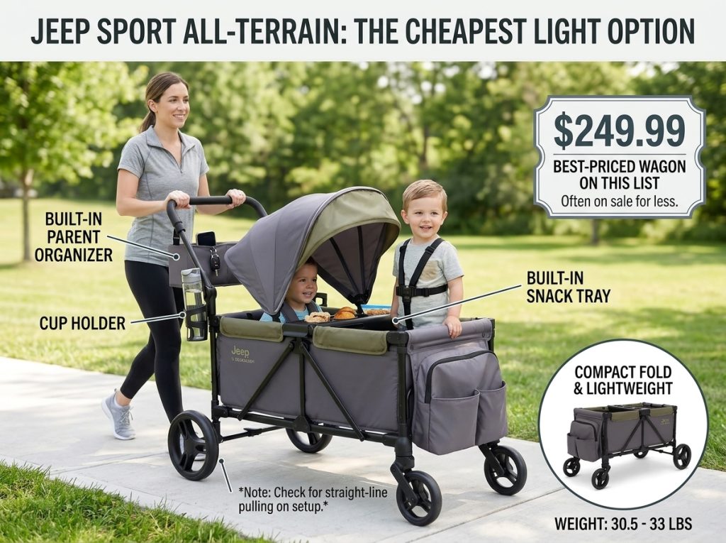 Best Compact & Lightweight Stroller Wagons