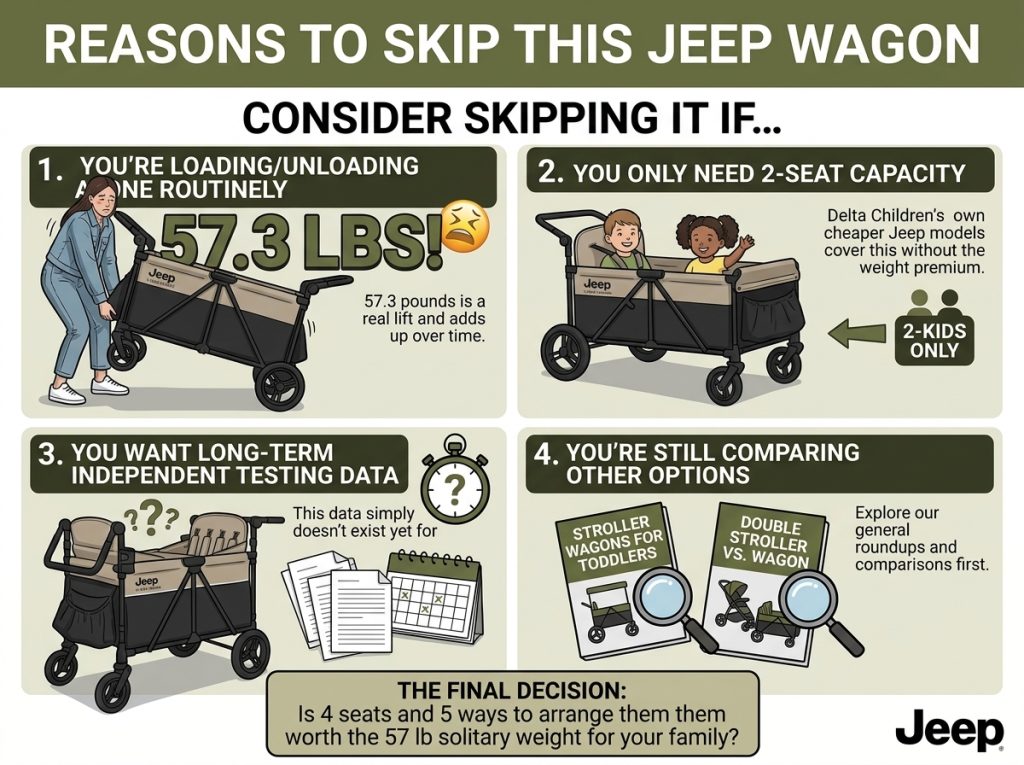 Jeep Gladiator 4-Seater Stroller Wagon