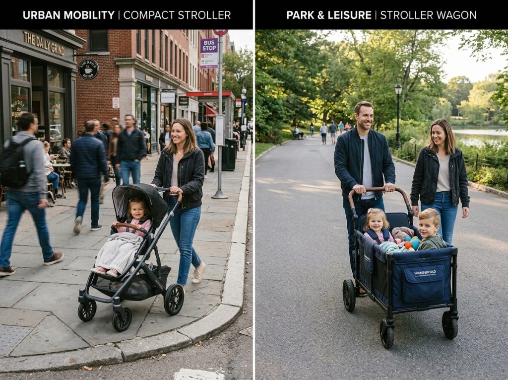 Stroller vs Wagon for Toddlers