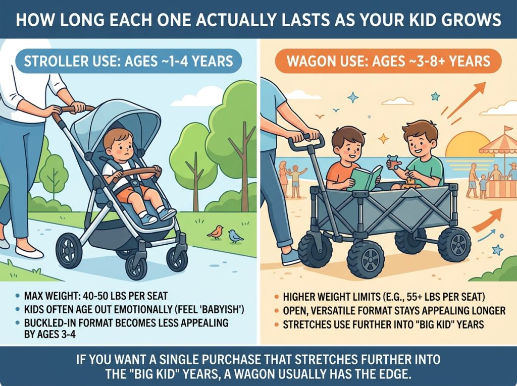 Stroller vs Wagon for Toddlers