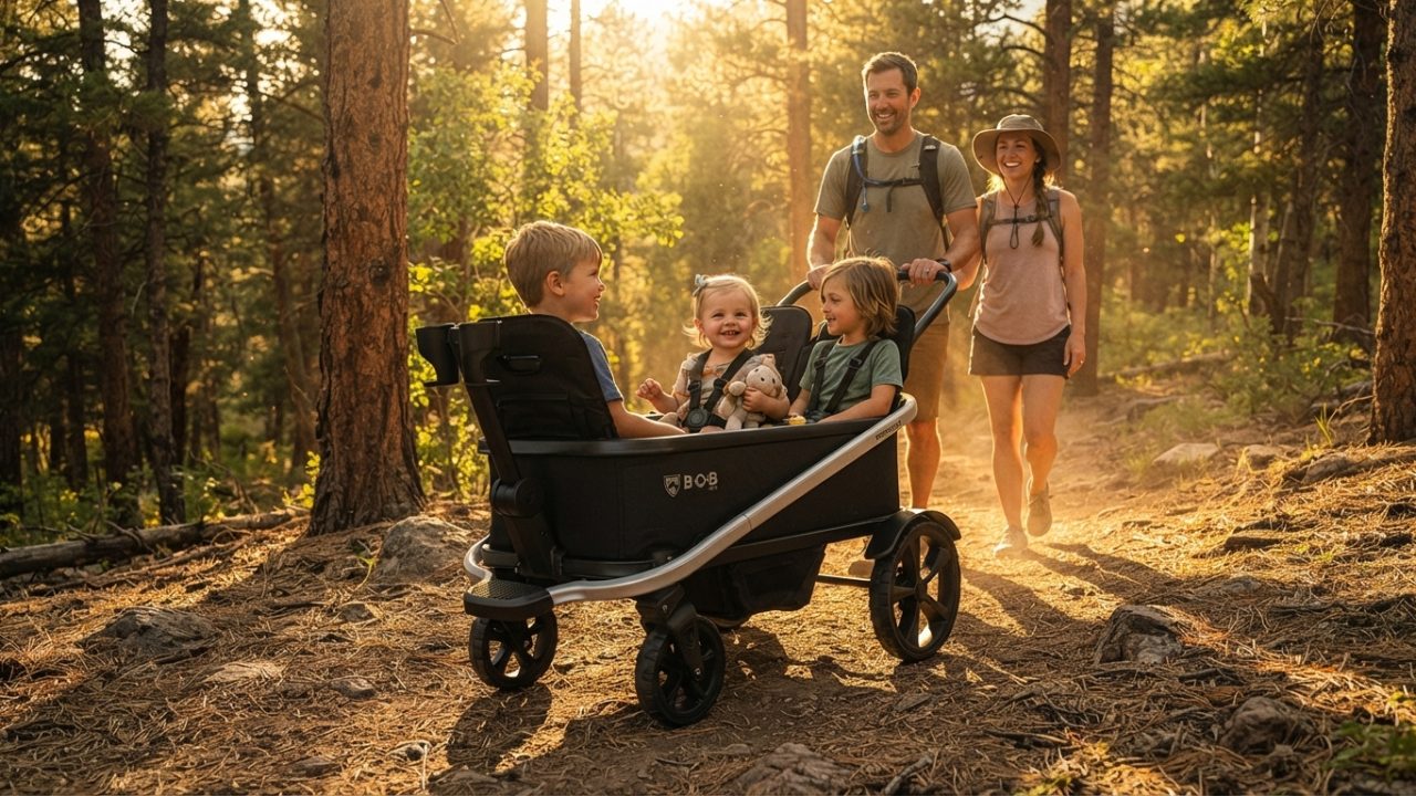 BOB Renegade 3-seat stroller wagon