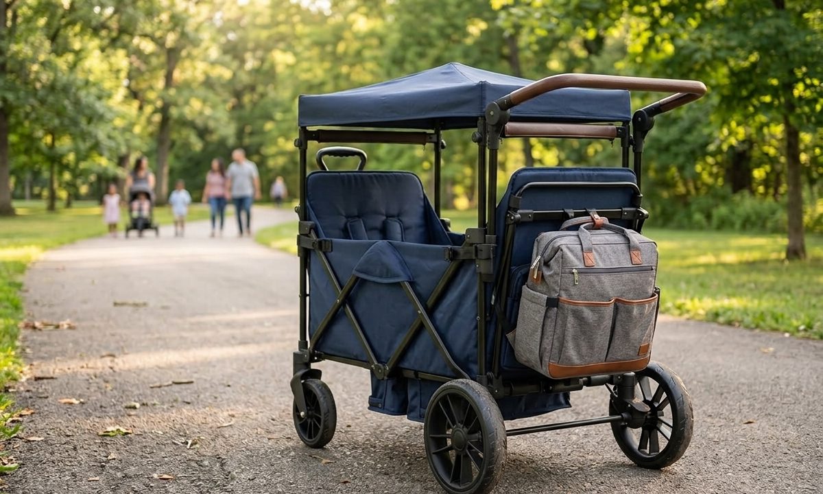 WonderFold X2 Pull-and-Push Stroller Wagon Review