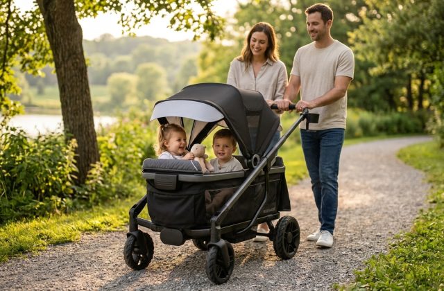 Evenflo Shyft Rideshare All-Terrain Performance Stroller Wagon