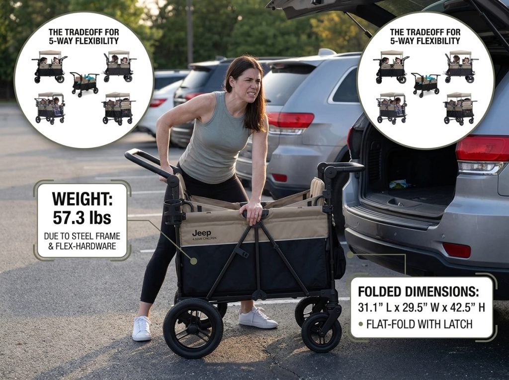 Jeep Gladiator 4-Seater Stroller Wagon